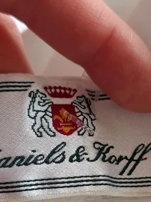 Daniels & Korff Stoffhose Damen Gr. 40 Weiß Baumwolle Klassisch 5