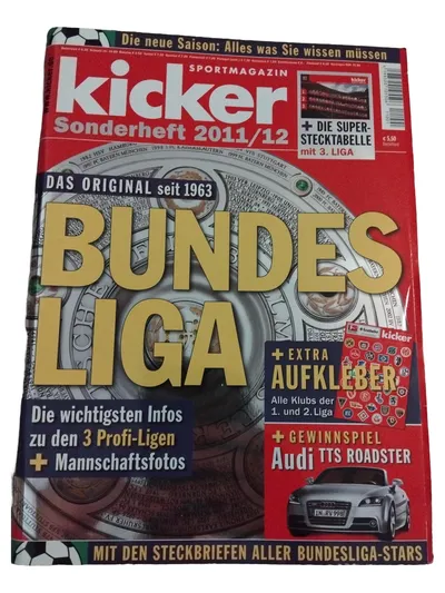 kicker Sonderheft 2011/12 Bundesliga Sportmagazin Saison Infos