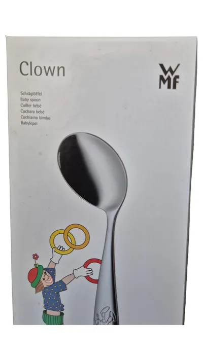 WMF Kinderbesteck Clown Löffel Edelstahl Silber Baby Löffel