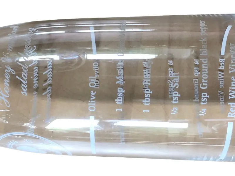 Clayre & Eef Messbecher Karaffe Glas 750ml Transparent mit Skala 4