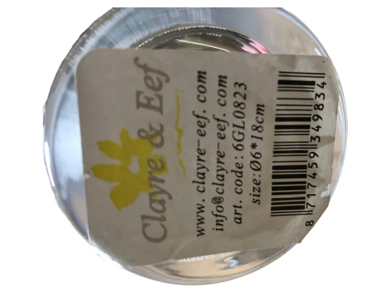 Clayre & Eef Messbecher Karaffe Glas 750ml Transparent mit Skala 5