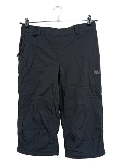 Jack Wolfskin Damen Outdoor 3/4 Hose Capri Schwarz Gr. 38 Wanderhose