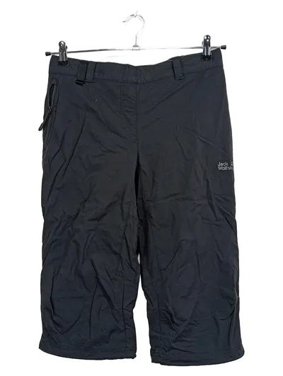 Jack Wolfskin Damen Outdoor 3/4 Hose Capri Schwarz Gr. 38 Wanderhose