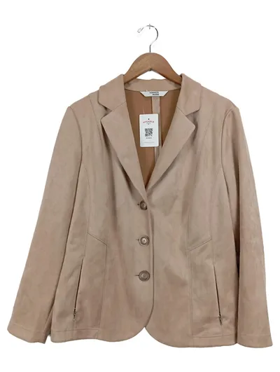 Sommermann Damen Business Blazer Beige Gr. 40/L