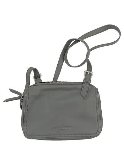 Liebeskind Berlin Damen Umhängetasche Grau Leder Casual
