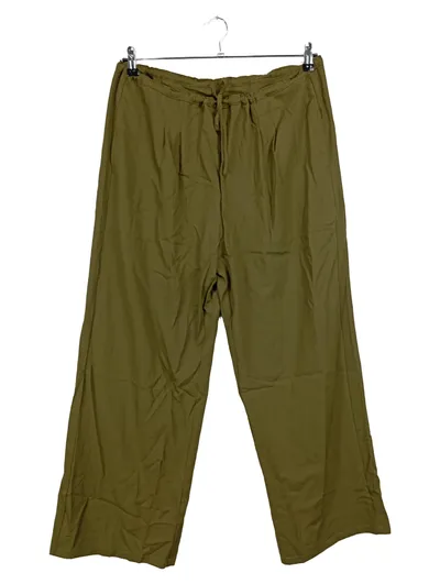 Cider Damen Stoffhose XL Oliv Casual mit Kordelzug