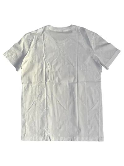 Calvin Klein Jeans Herren T-Shirt Gr. 40 Weiß Casual Logo-Print