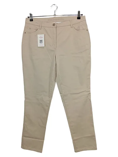 BRAX Damen Stoffhose Größe 42 Beige Casual Hose