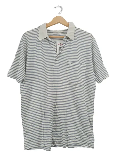 Ermenegildo Zegna Herren Poloshirt gestreift Gr. 50/L Casual Mehrfarbig