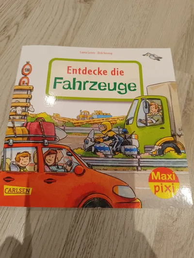 Carlsen Maxi Pixi Sachbuch Kinder Fahrzeuge Auto LKW Motorrad Traktor