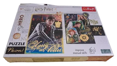 Trefl Harry Potter Neon Puzzle 104 Teile Glow in the Dark ab 5 Jahre