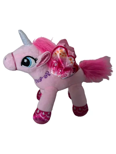 Ernsting's family Kuscheltier Einhorn Plüsch Flügel Pink 23cm