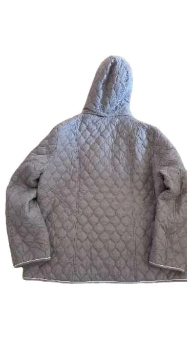 Estelle Jolie Damen Steppjacke Kapuze Gr. 48 Beige Gesteppt