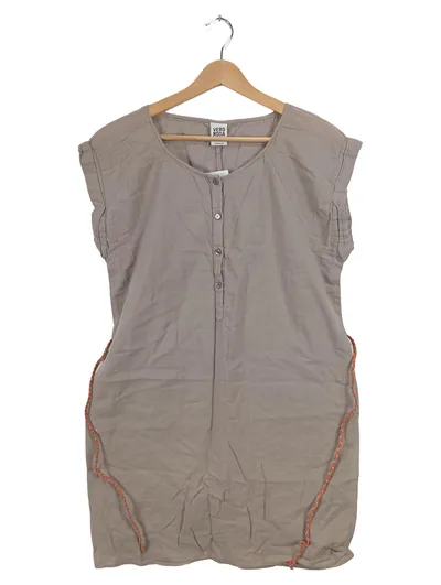VERO MODA Damen Sommerkleid Gr. M Beige Baumwolle Casual Kleid