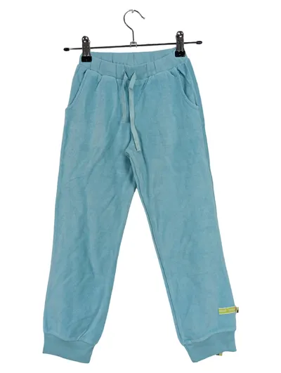 loud + proud Kinder Jogginghose Türkis Uni Komfortabel Baumwolle Gr. 128