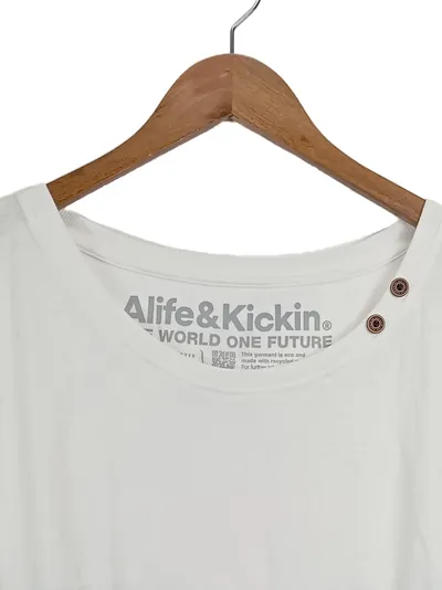 Alife & Kickin Damen T-Shirt XXL Mehrfarbig Casual Baumwolle Shirt