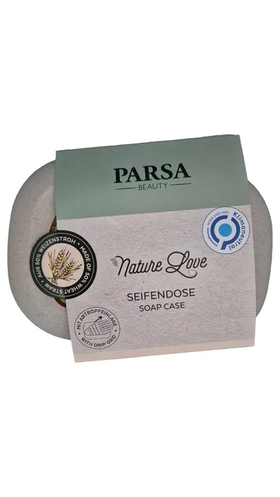 Parsa Beauty Nature Love Seifendose Beige Kunststoff Naturbezogen
