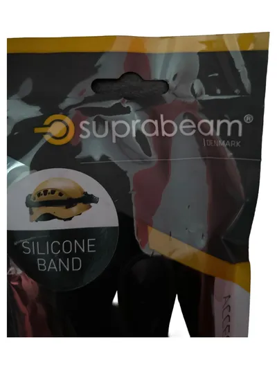 Suprabeam Silikonband Schwarz für Stirnlampe Zubehör Ersatz