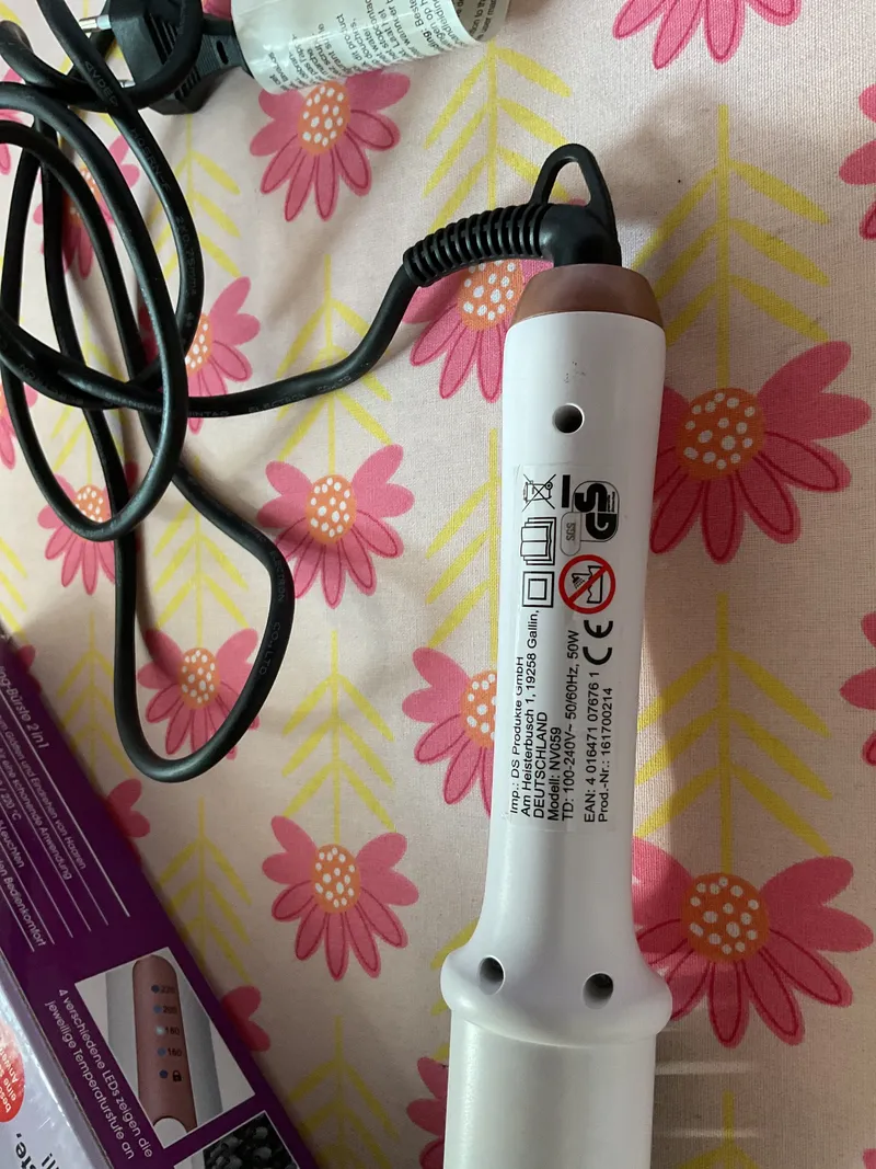 DS Produkte GmbH NV059 Glätteisen Weiß Haarglätter Stylinggerät 3