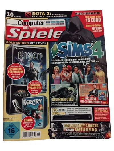 Computer Bild Spiele PC Strategiespiele Risen Sims 4 Magazin DVD
