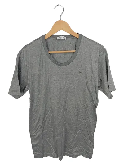 Dormeuil Herren T-Shirt Grau Meliert Gr. 50/L Casual Baumwolle