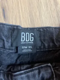 BDG Herren Jeans Straight Leg Grau W32 Streetwear 5