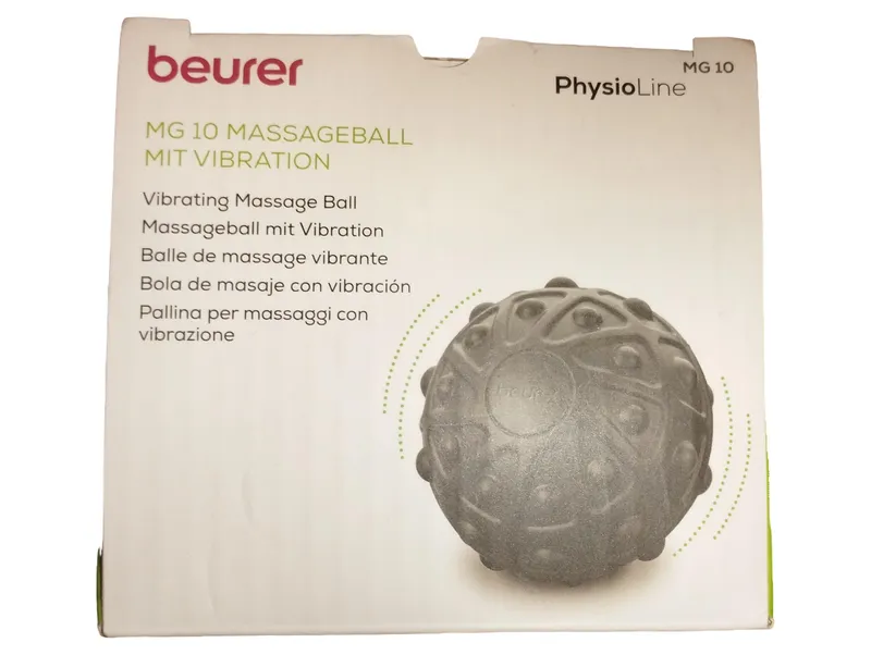 Beurer Massageball MG 10 mit Vibration Faszienball Triggerpunktball Grau 1