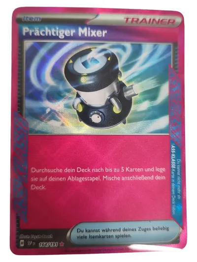 Pokémon Sammelkarte Prächtiger Mixer Trainer Karte Mehrfarbig