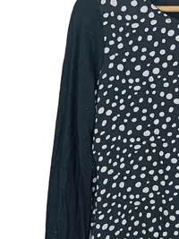 Bellybutton Damen Langarmshirt mit Punkten Gr. 40/L Casual Schwarz 4