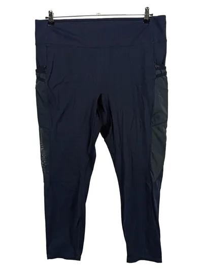 Fabletics Motion365 Damen Sport Leggings Blau Gr. 46/3XL
