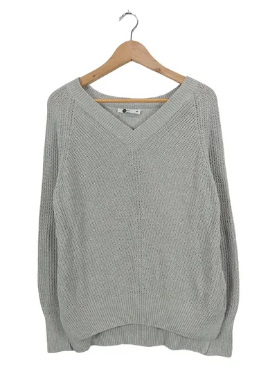 ever.me Damen Pullover Grau Gr. 38/M Strick Casual Langarm