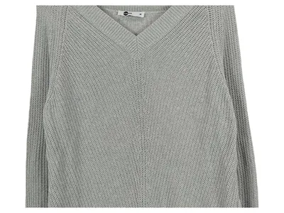 ever.me Damen Pullover Grau Gr. 38/M Strick Casual Langarm