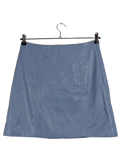 Edited Damen Kunstleder Minirock Blau Gr. 38 Casual Modern