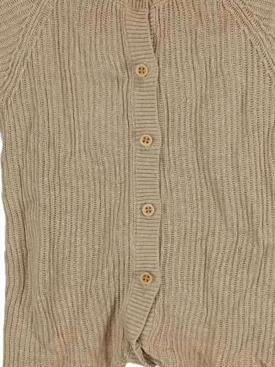 ALANA Baby Body Gr. 68 Beige Rippstrick Baumwolle