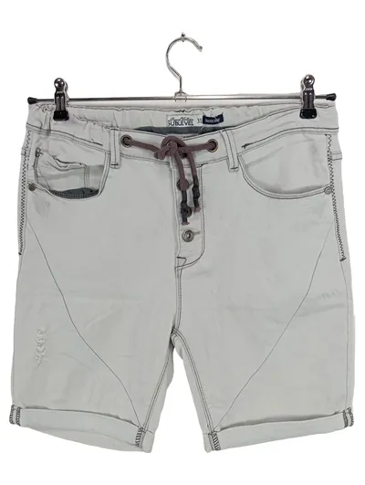 Sublevel Herren Jeans Shorts Gr. 31 Grau Casual Denim Kurze Hose