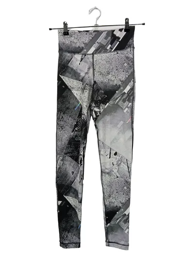 Reebok Damen Leggings Gr. 36 Sportlich Mehrfarbig mit Print