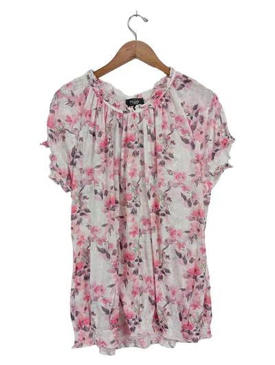 Bexleys Woman Damen T-Shirt 46/3XL Mehrfarbig Blumenmuster