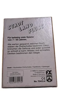 FX Schmid Stadt Land Fluss Quizspiel Gesellschaftsspiel Familienspiel 2