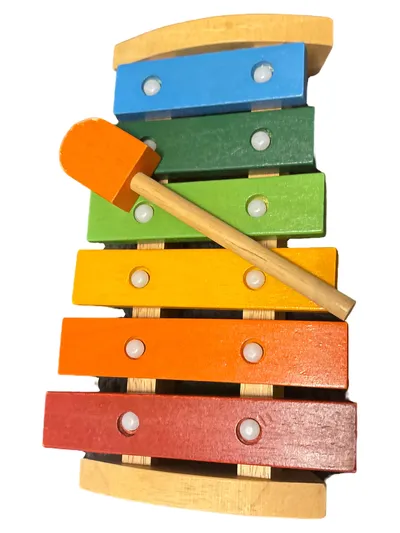 Eichhorn Glockenspiel Xylophon Kinder Musikinstrument Holz Mehrfarbig