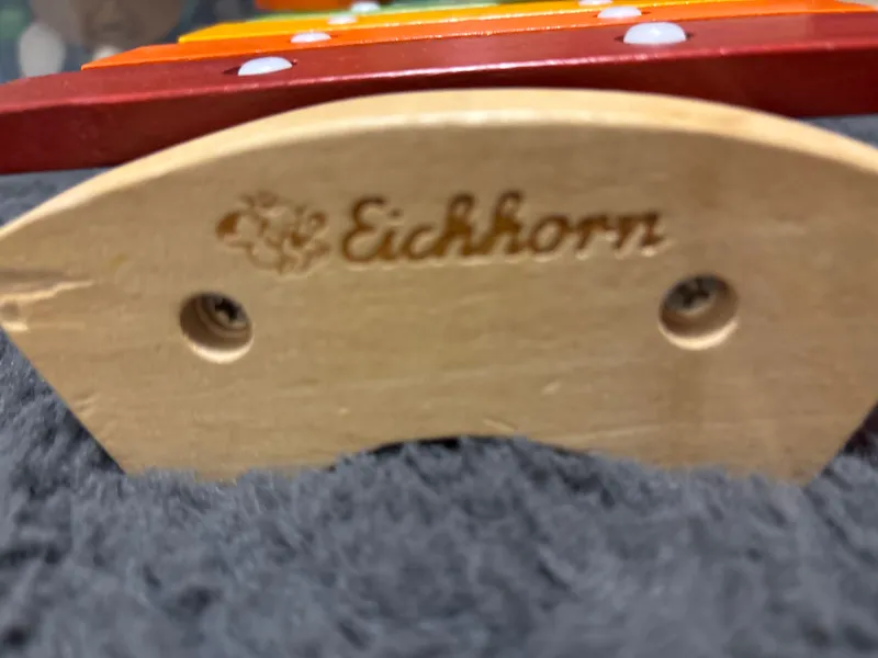 Eichhorn Glockenspiel Xylophon Kinder Musikinstrument Holz Mehrfarbig 4