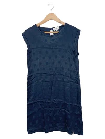 Khujo Damen Freizeitkleid Gr. 38;M Blau Casual Punkte