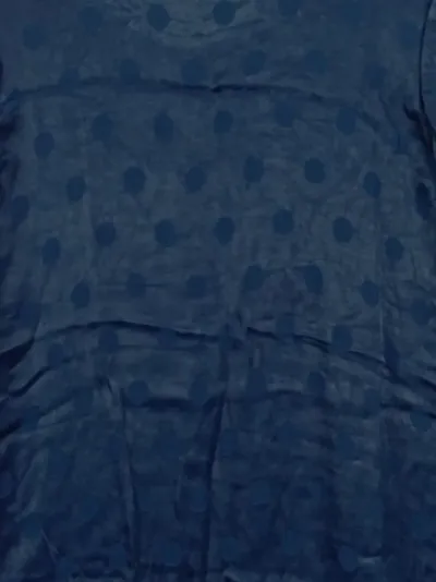 Khujo Damen Freizeitkleid Gr. 38;M Blau Casual Punkte