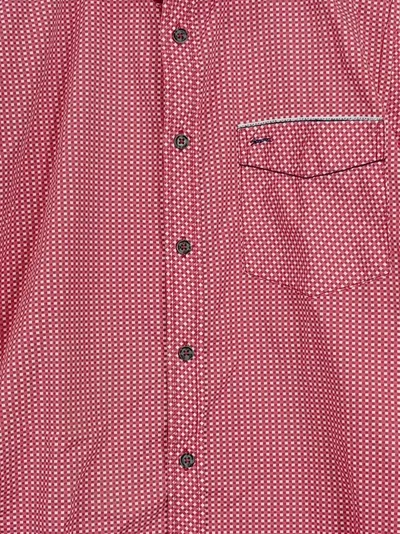 engbers Herren Freizeithemd Kurzarm Kariert Rot Gr. M Baumwolle Casual