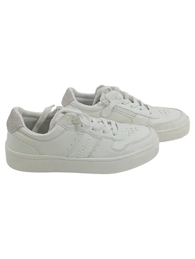 Björn Borg Kinder Sneaker low Logo Print Weiß Gr. 36 Freizeit