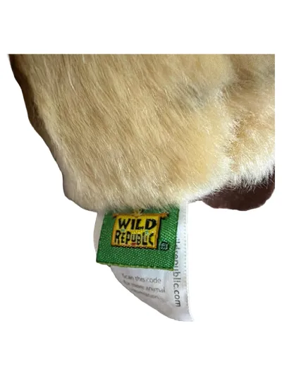 Wild Republic Kuscheltier Eule Plüschtier Natur Beige 12 cm