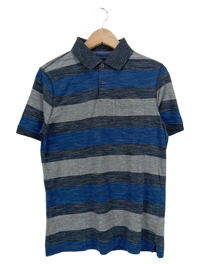 CANDA Herren Poloshirt gestreift Gr. S Casual Mehrfarbig Kurzarm