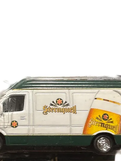 Sternquell Modellauto Mercedes Sprinter VW T1 Kastenwagen Mehrfarbig