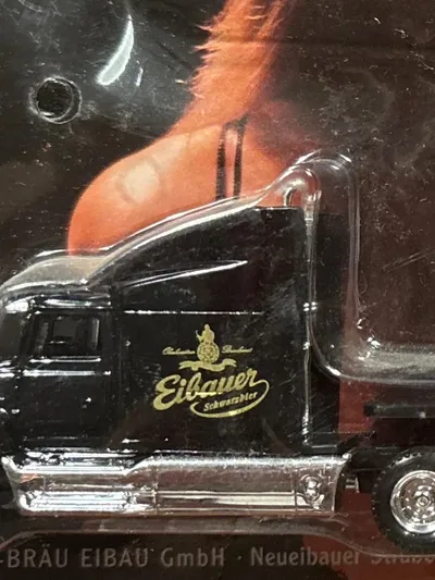 Eibauer Ford Aero-Max Modell LKW Sammelfahrzeug Schwarz 23cm
