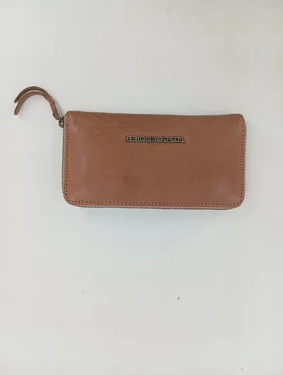 Taschendieb Wien Leder Geldbörse Damen Braun Klassisch Portemonnaie