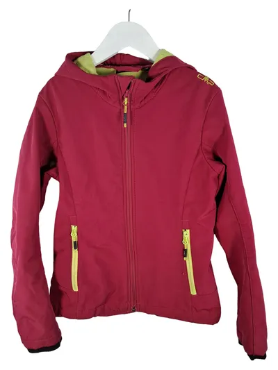 CMP Mädchen Softshelljacke Gr. 152 Pink Fleece gefüttert Kapuze